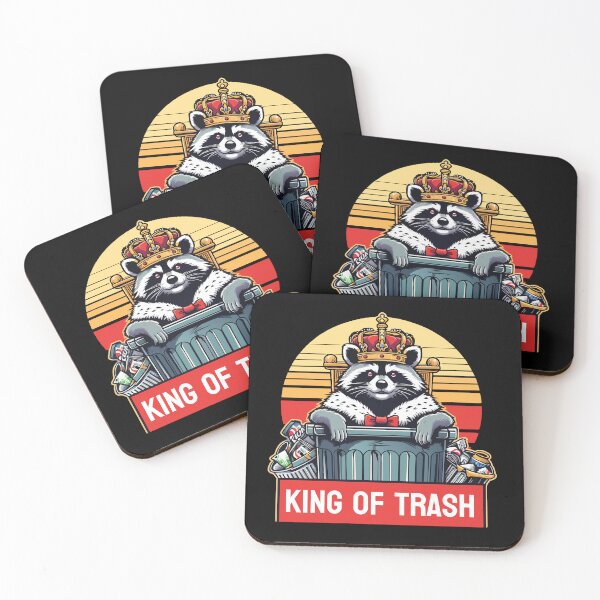 Item preview, Regal Raccoon: The King of Trash designed and sold by Designowner.