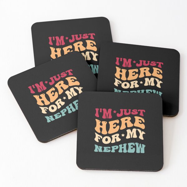 Item preview, I'm Just Here for My Nephew Funny Groovy Uncle Aunt Life designed and sold by Merchrise.