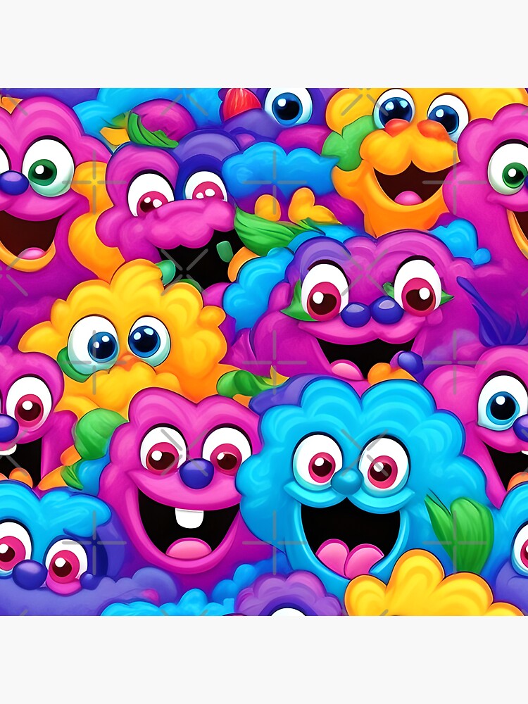 Thumbnail 3 of 3, Sticker, Farty Party - Medium Print designed and sold by Nicos-NovelTs.