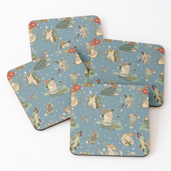 Item preview, Cottagecore Fantasy Fairy Repeating Pattern designed and sold by SpiralBalloon.