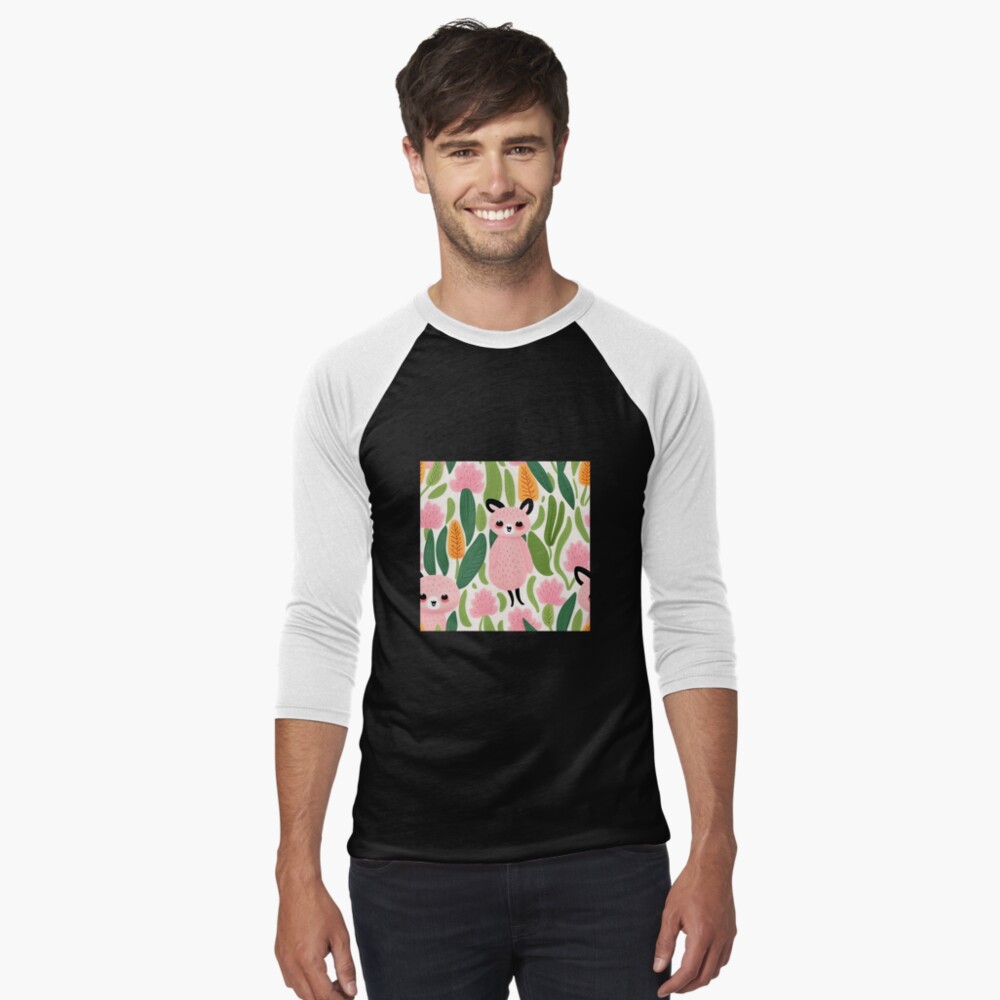 Item preview, Baseball ¾ Sleeve T-Shirt designed and sold by Nicos-NovelTs.