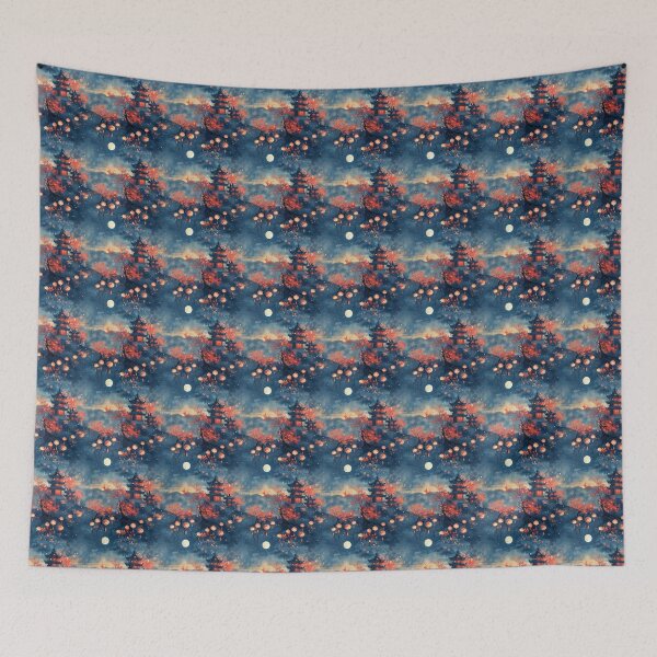 Item preview, Chinese art in the winter night pattern designed and sold by Dragan Kitic.
