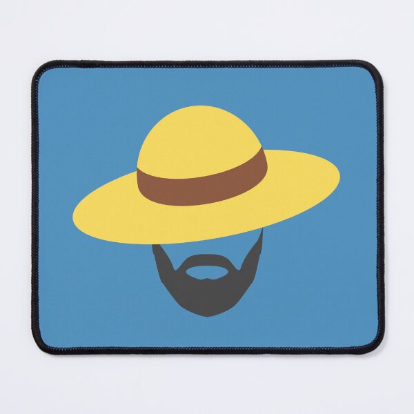 Item preview, Straw Hat Scruffy designed and sold by LoudmouthGaming.