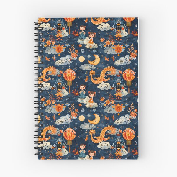 Artikelvorschau, Seamless pattern of couple and kids floating with the dragon and stars entworfen und verkauft von Dragan Kitic.