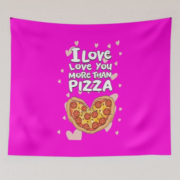 Item preview, I Love Love You More Than Pizza designed and sold by likbatonboot.