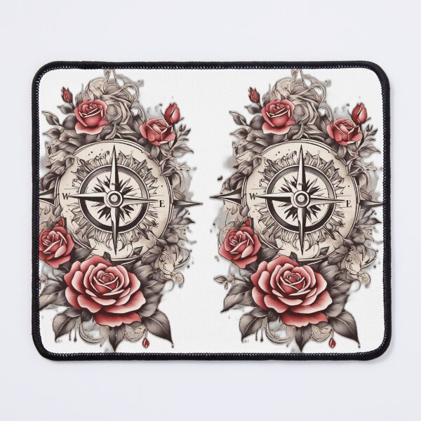 Item preview, Ink Compass: Tattoo-Inspired T-Shirt Designs designed and sold by Bhakta888.