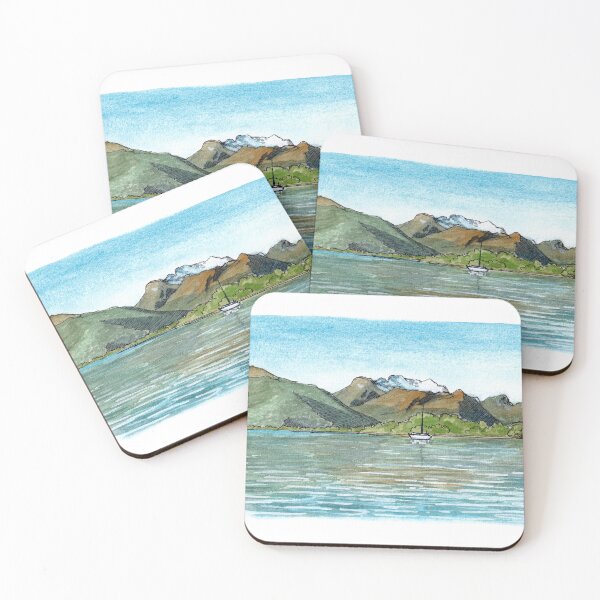 Item preview, Glenorchy View Watercolour designed and sold by Tom Napper Design.