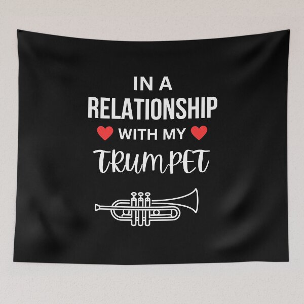 Item preview, En una relación con mi trompeta designed and sold by annoying-shirts.