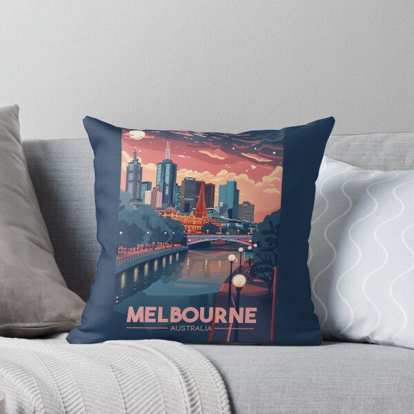 Aperçu de l'œuvre Melbourne Australia créée et vendue par StudioRedKoala.