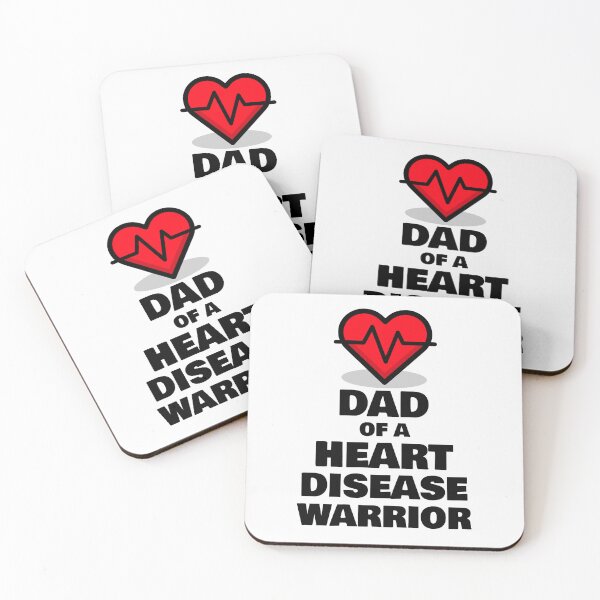 Item preview, Dad of a Heart Disease Warrior designed and sold by 87-Aesthetics.