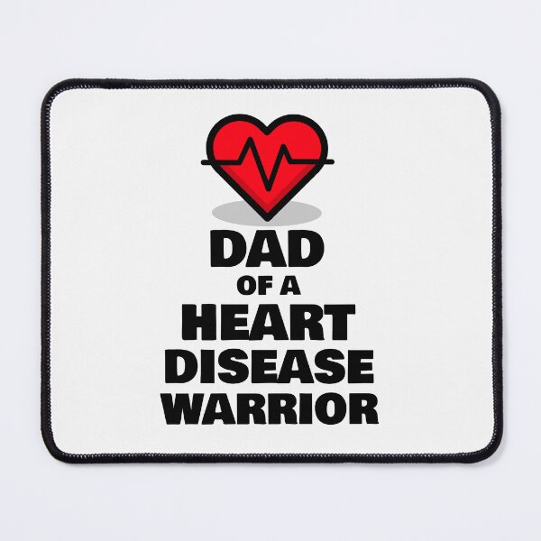 Item preview, Dad of a Heart Disease Warrior designed and sold by 87-Aesthetics.