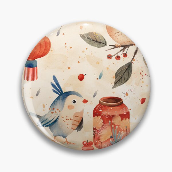 Item preview, Mystical Spring Revelry: Chinese New Year Delights Pattern designed and sold by Dragan Kitic.