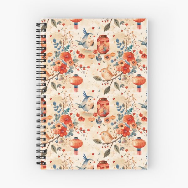 Item preview, Mystical Spring Revelry: Chinese New Year Delights Pattern designed and sold by Dragan Kitic.