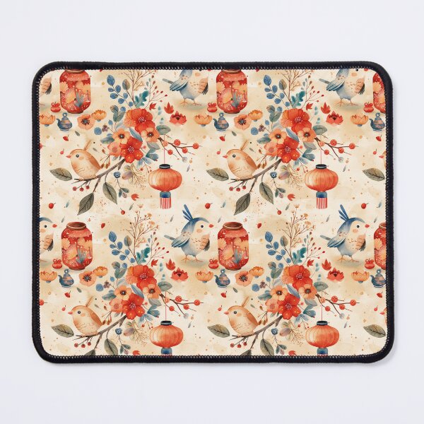 Item preview, Mystical Spring Revelry: Chinese New Year Delights Pattern designed and sold by Dragan Kitic.