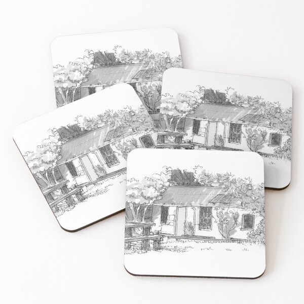 Item preview, Pigeon Island Hut Watercolour designed and sold by Tom Napper Design.