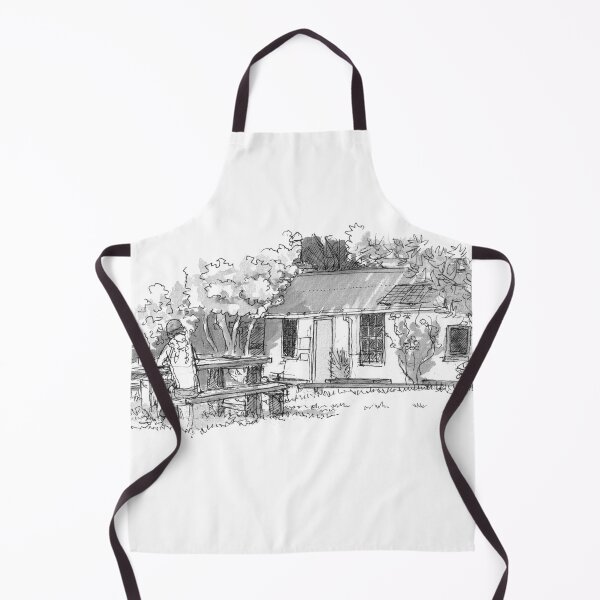 Item preview, Pigeon Island Hut Watercolour designed and sold by Tom Napper Design.