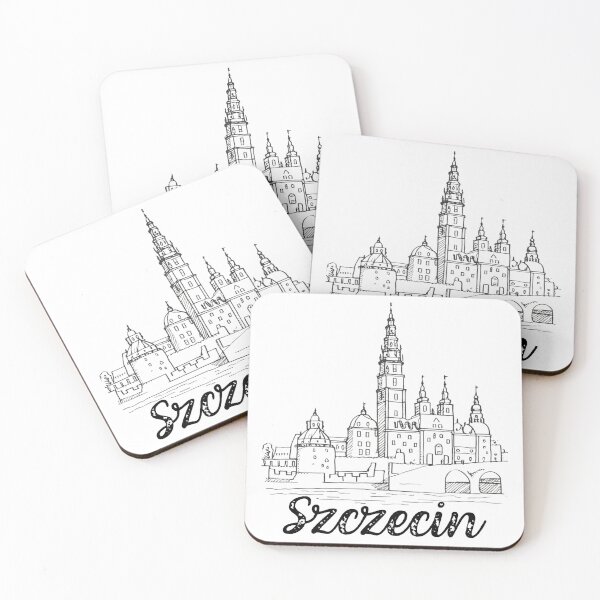 Item preview, Historic Architecture Szczecin Illustration Poland designed and sold by aBITofMAGIC.