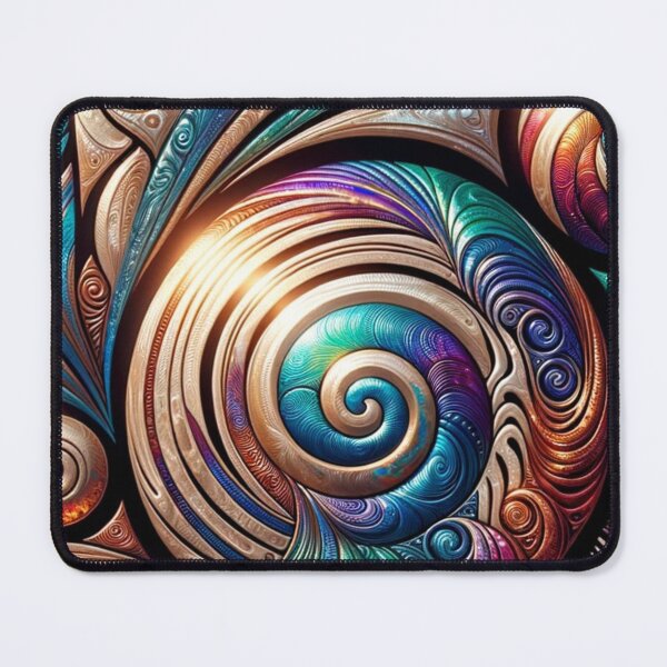 Item preview, Paua Gold Koru designed and sold by Kiwiaroha.