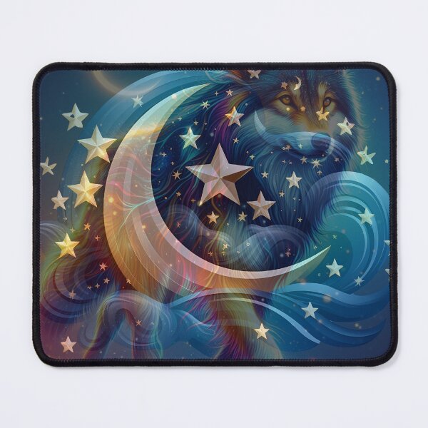 Item preview, Lunar Howl/ A Werewolf Bathed in Moonlight/ Unveiled by the Moon's Glow designed and sold by choder61.