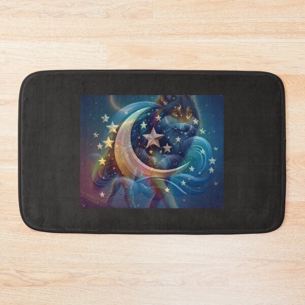 Item preview, Lunar Howl/ A Werewolf Bathed in Moonlight/ Unveiled by the Moon's Glow designed and sold by choder61.