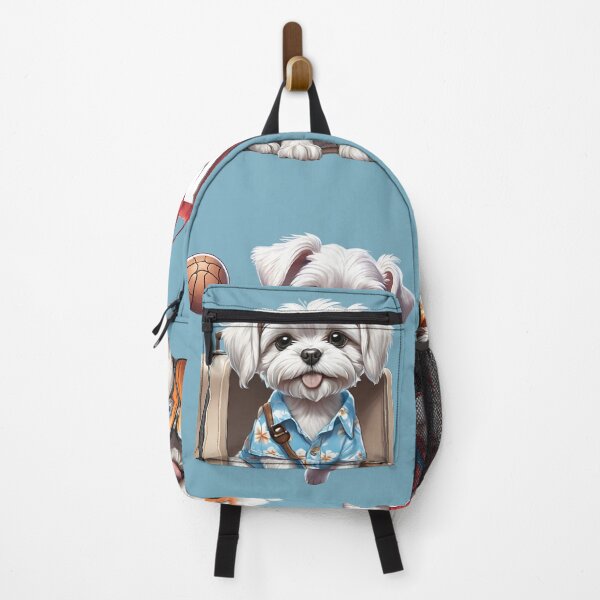 Item preview, Maltese cute puppy dog travel Sticker Pack 3 designed and sold by Keffy.