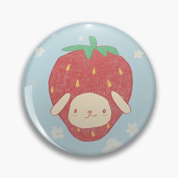 Item preview, Cute strawberry bunny designed and sold by Clownsnghosts.