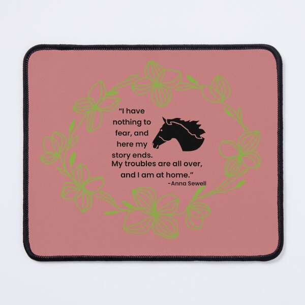 Item preview, Black Beauty quote designed and sold by MustangMerch.