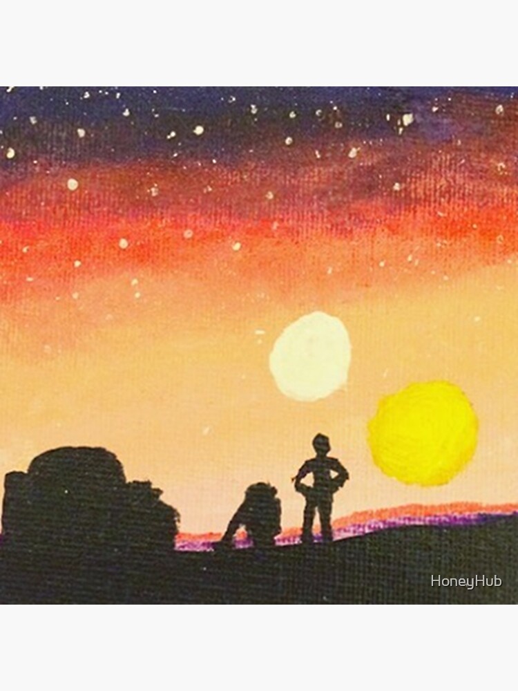 Sunset On Tatooine Photographic Print By Honeyhub Redbubble 9493