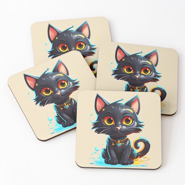 Item preview, Black kitty designed and sold by Javier Narváez Solarte.