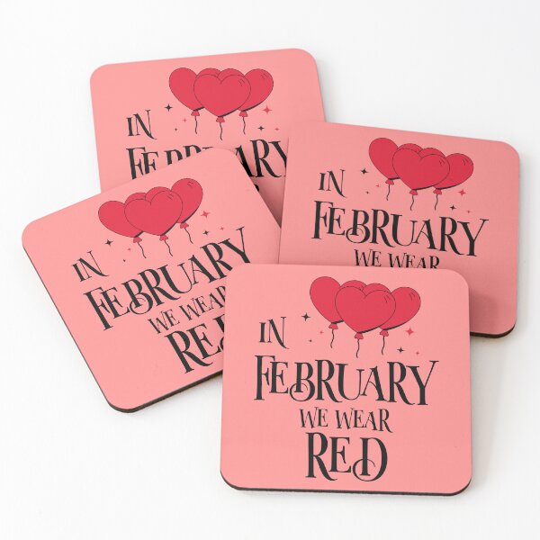 Item preview, In February we wear red designed and sold by 87-Aesthetics.
