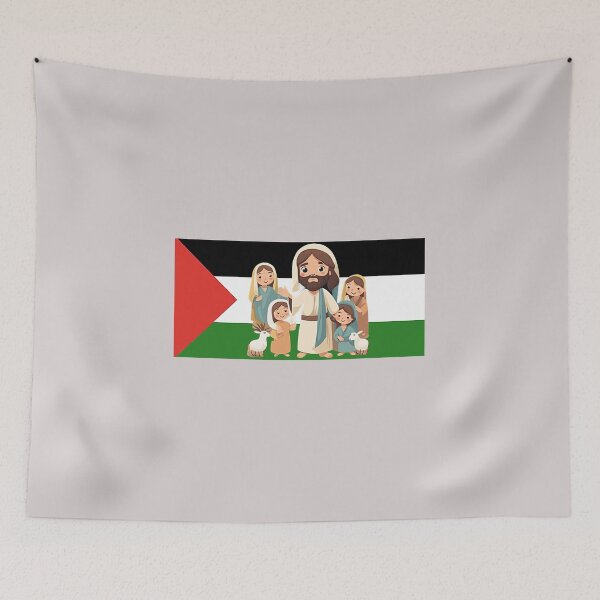 Item preview, Jesus for Palestine designed and sold by Bare Artifex™'s Shop ||  Project Now.