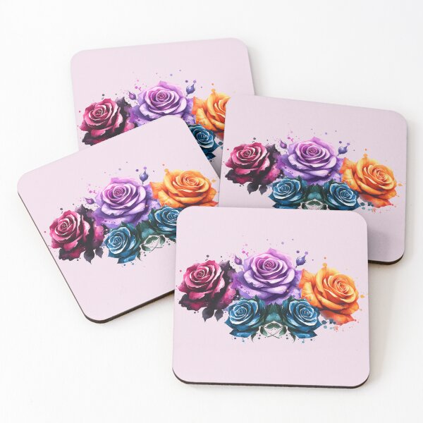 Item preview, Simplistic Watercolor Roses designed and sold by AnalajiaDesigns.