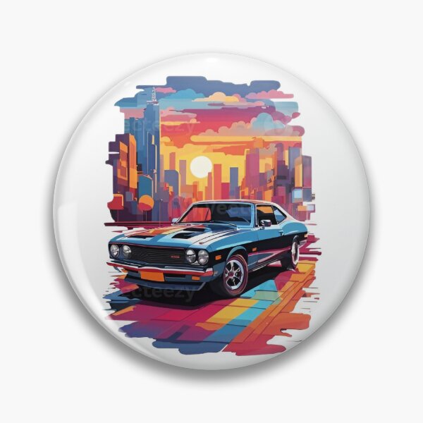 Aperçu de l'œuvre Oeuvre de voiture colorée Hommes et femmes, Cadeaux hommes et femmes créée et vendue par DesginPro.