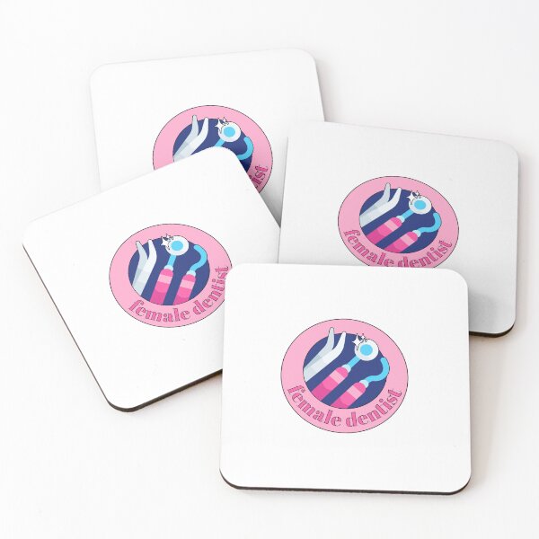 Item preview, Female Dentist Design with Dental Instruments in Pink designed and sold by kayristin.