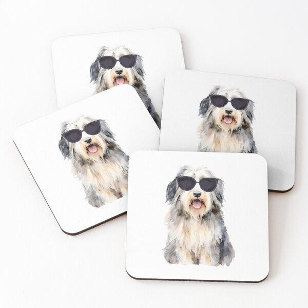 Item preview, Bearded Collie Wearing Sunglasses designed and sold by TheAnimalZ00.