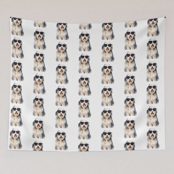 Item preview, Bearded Collie Wearing Sunglasses designed and sold by TheAnimalZ00.
