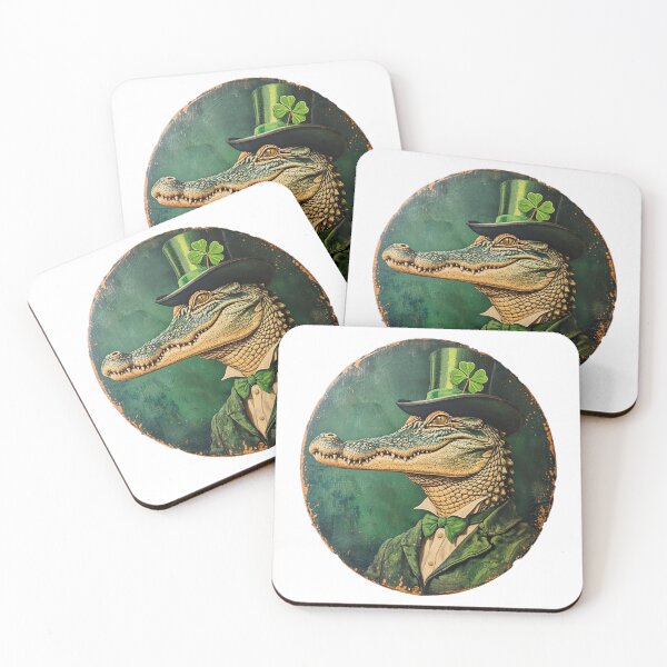 Item preview, St Patrick's Gator #3 designed and sold by JackrabbitPub.