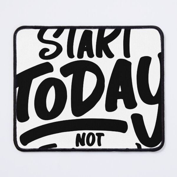Item preview, Start Today, Not Tomorrow, Motivational Typography Quote designed and sold by DesginPro.