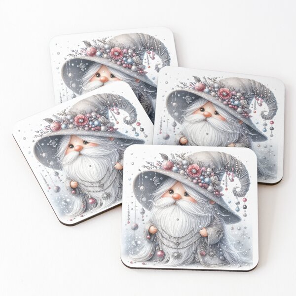 Item preview, Cute little silver gnome designed and sold by Sameena Fatima.