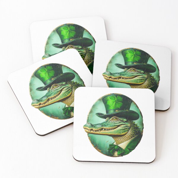 Item preview, St Patrick's Gator #4 designed and sold by JackrabbitPub.