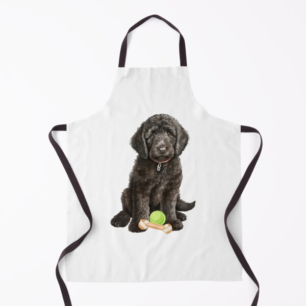 Item preview, Cute Black Labradoodle designed and sold by TheAnimalZ00.