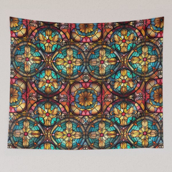Item preview, Antique 19th Century Stained Glass 6 designed and sold by Shelly Little.