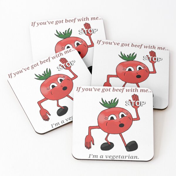 Item preview, No Beef Tomato designed and sold by aZestyMess.