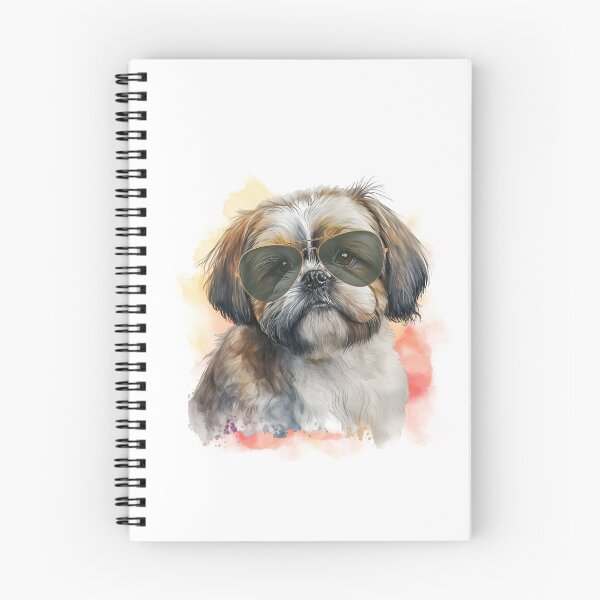 Item preview, Watercolor Shih Tzu Wearing Sunglasses designed and sold by TheAnimalZ00.