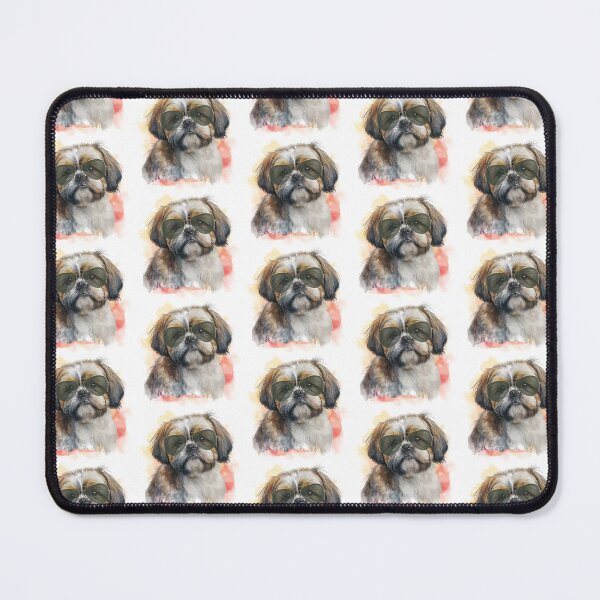 Item preview, Watercolor Shih Tzu Wearing Sunglasses designed and sold by TheAnimalZ00.