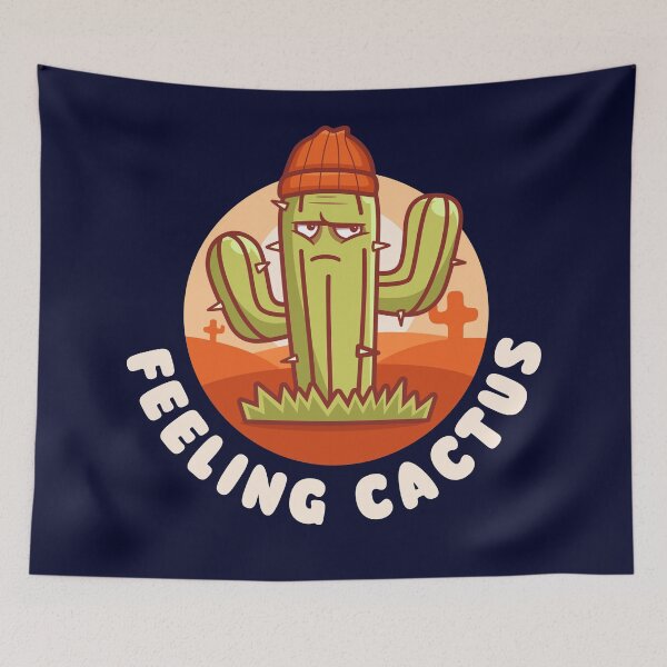 Item preview, Feeling cactus (on dark colors) designed and sold by messy-nessie.