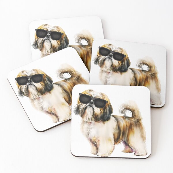 Item preview, Shih Tzu Dog Wearing Sunglasses designed and sold by TheAnimalZ00.