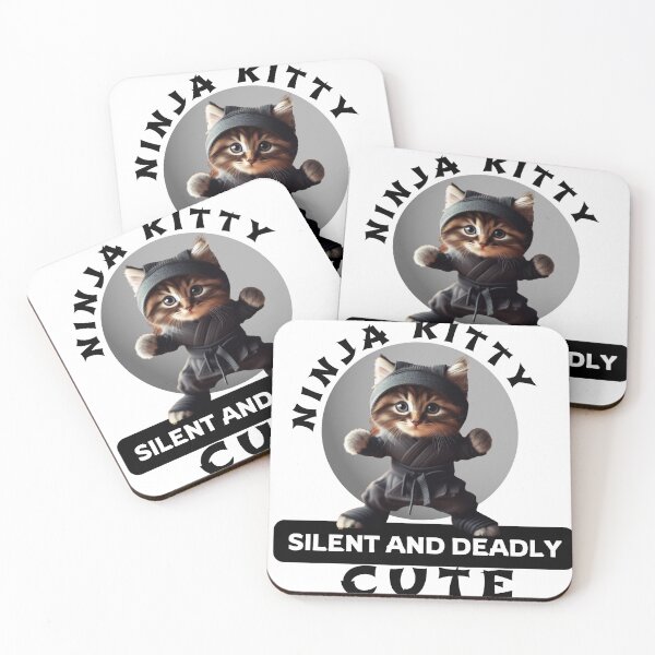 Item preview, Ninja Kitty: Stealthy and Adorable Apparel designed and sold by Hungry-Murphy.