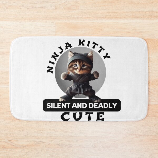 Item preview, Ninja Kitty: Stealthy and Adorable Apparel designed and sold by Hungry-Murphy.