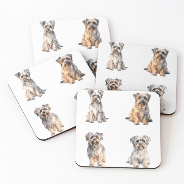 Item preview, Watercolor Yorkshire Terrier Dogs designed and sold by TheAnimalZ00.